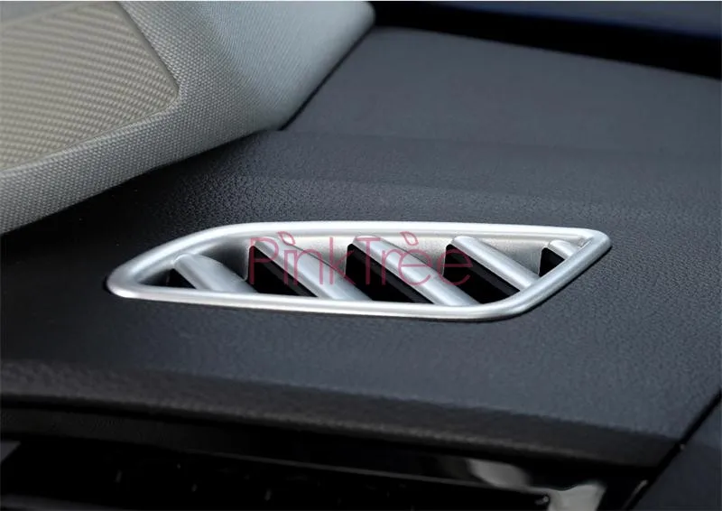 

2019 ABS Хромированная внутренняя панель кондиционера для выхода отделка A/C вентиляционная рамка панель для Audi Q3 Аксессуары для стайлинга авто...