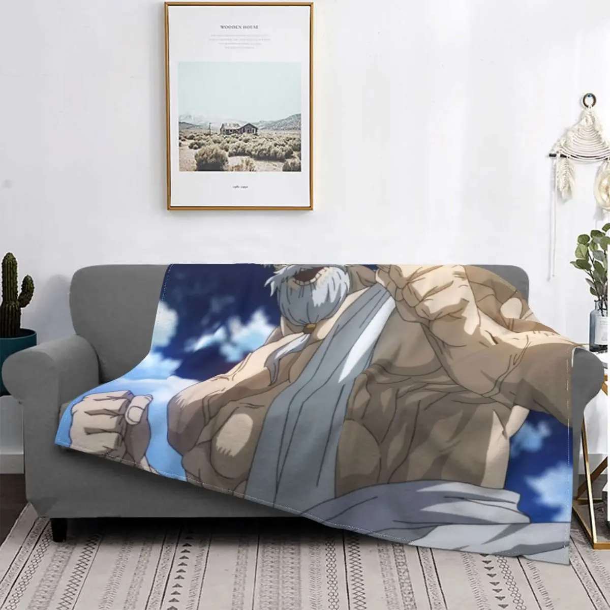 

Record of Ragnarok Anime Blanket Flannel Spring Autumn Powerful Warm Throws For Winter Bedding