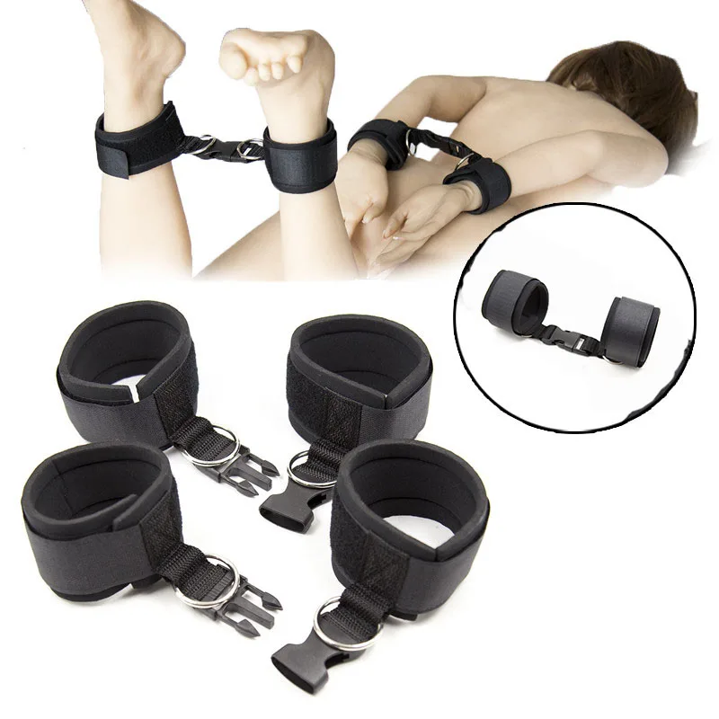 Наручники и шея для взрослых наручники манжеты голеностопа БДСМ набор