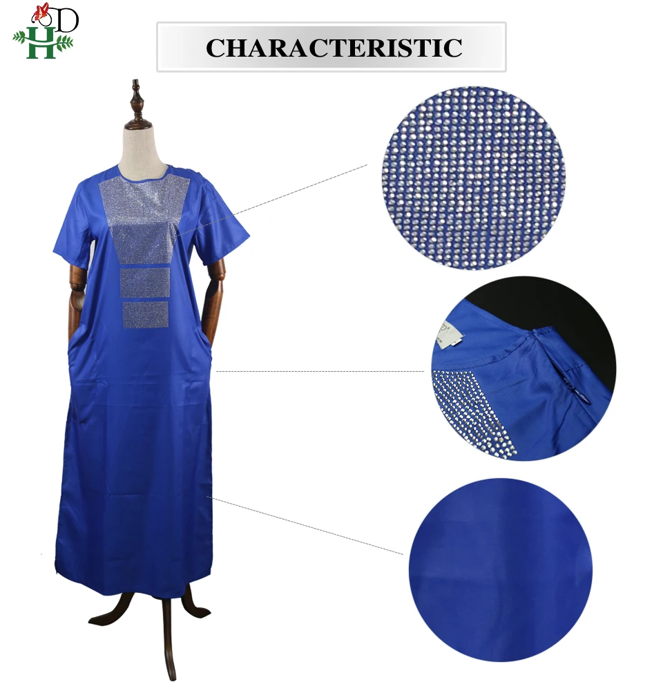 H& D африканская пара одежды костюмы Длинные платья для женщин африканские мужчины Дашики рубашка брюки набор новая одежда с сияющими камнями