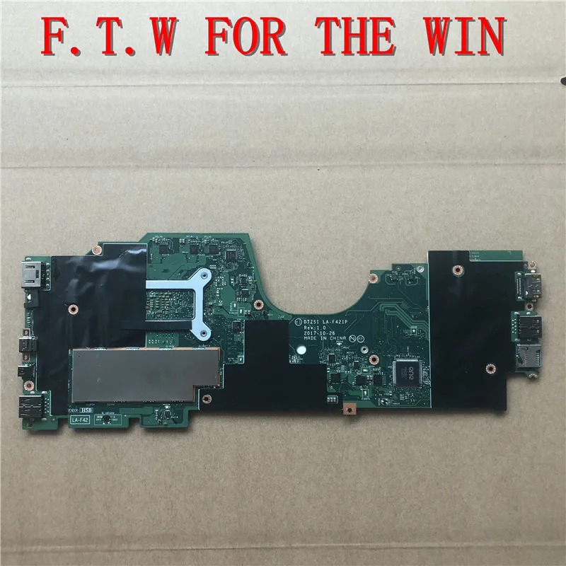 Bestellen FRU: 02DA014 DTZS1 LA-F421P Für Lenovo ThinkPad X380 Yoga Tragbare Basis CPU I7-8550U RAM 16G 100% Nachlass