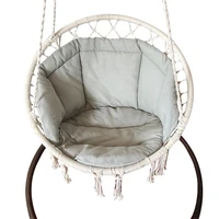 gy linen hanging basket cushion cushion swing single sofa cushion glider cloth cushion indoor and outdoor cradle chair cushion