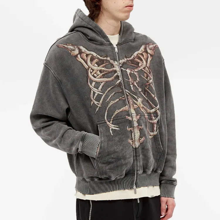 Винтажная толстовка с капюшоном Мужская/Женская 1:1 | Мужская одежда