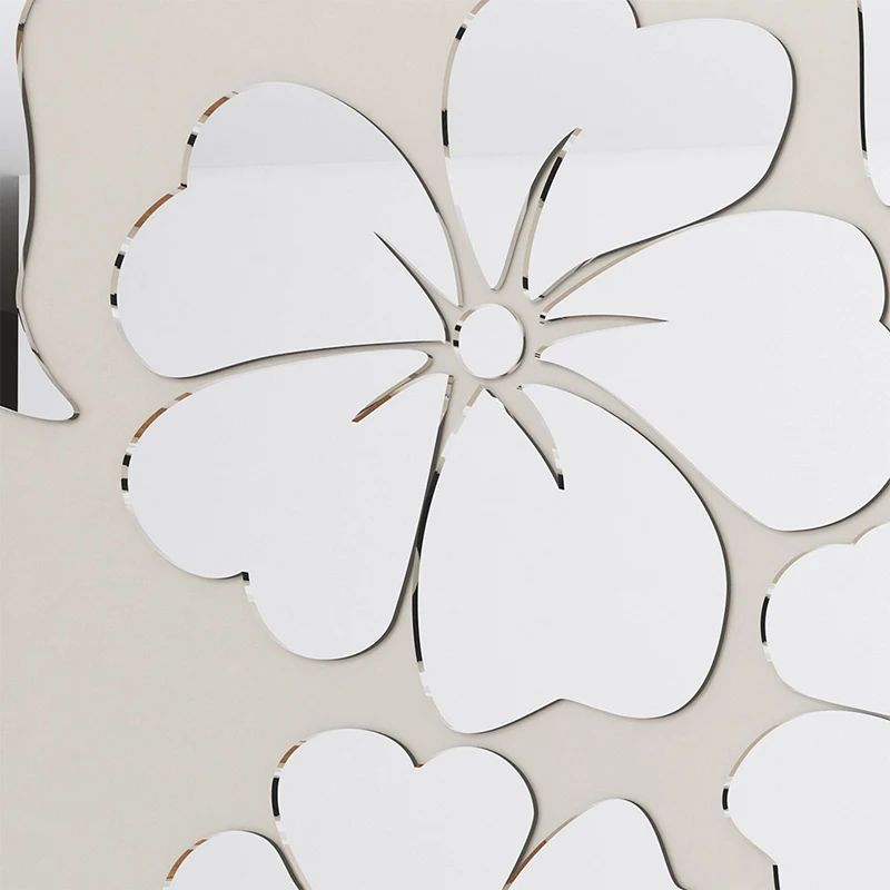 Новый 3D большой цветок стикер на стену спальня изголовье диван фон акриловая