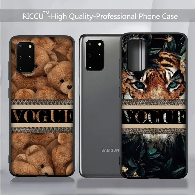 

Luxury woman original Vogue Phone Case For Samsung S21 30 20 ultra S21 30 20 Plus S20fe S20lite S20 S10 5G S10e Phone Covers