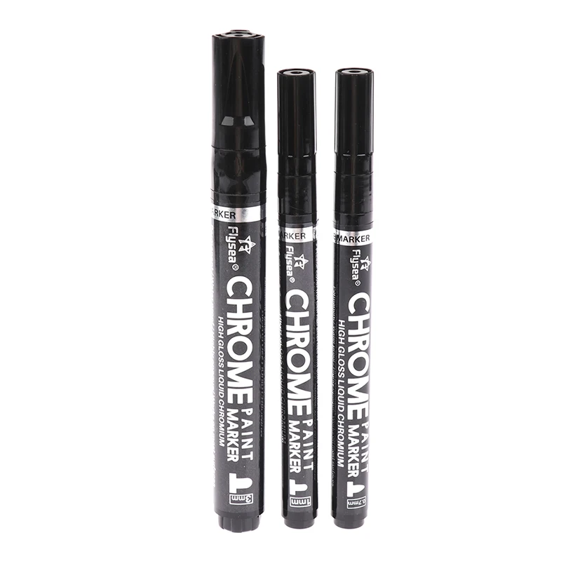 

Silver Mirror Marker DIY Paint Mirror Chrome Finish Metallic Water Resistant Pen 7 mm, 1.0 mm, 3.0 mm