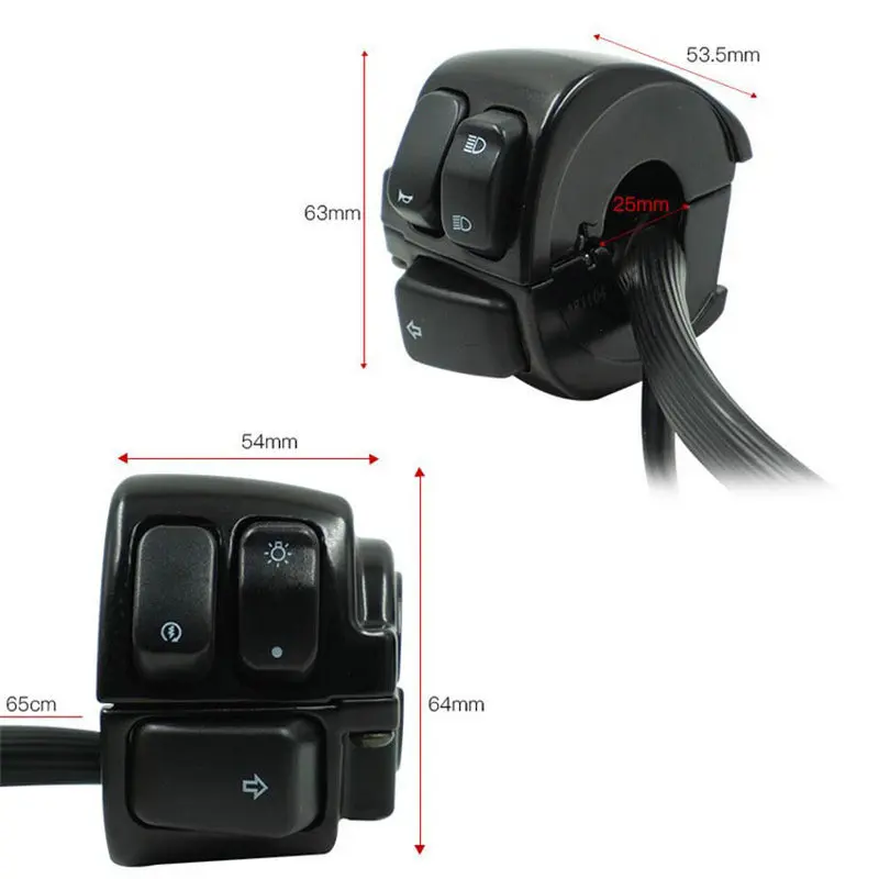 1 Pair for Motorcycle Harley Davidson Prince Cruise Seat Switch Combination Handlebar | Автомобили и мотоциклы