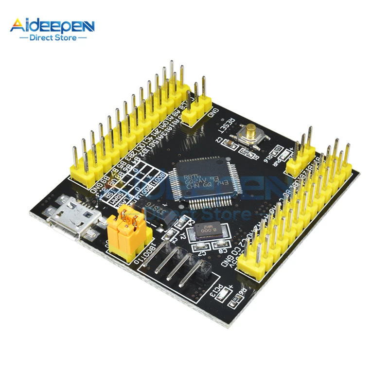 Мини STM32F103RBT6 ARM STM32 Системы модуль макетной платы Cortex-m3 IIC EEPROM РТК с украшением в