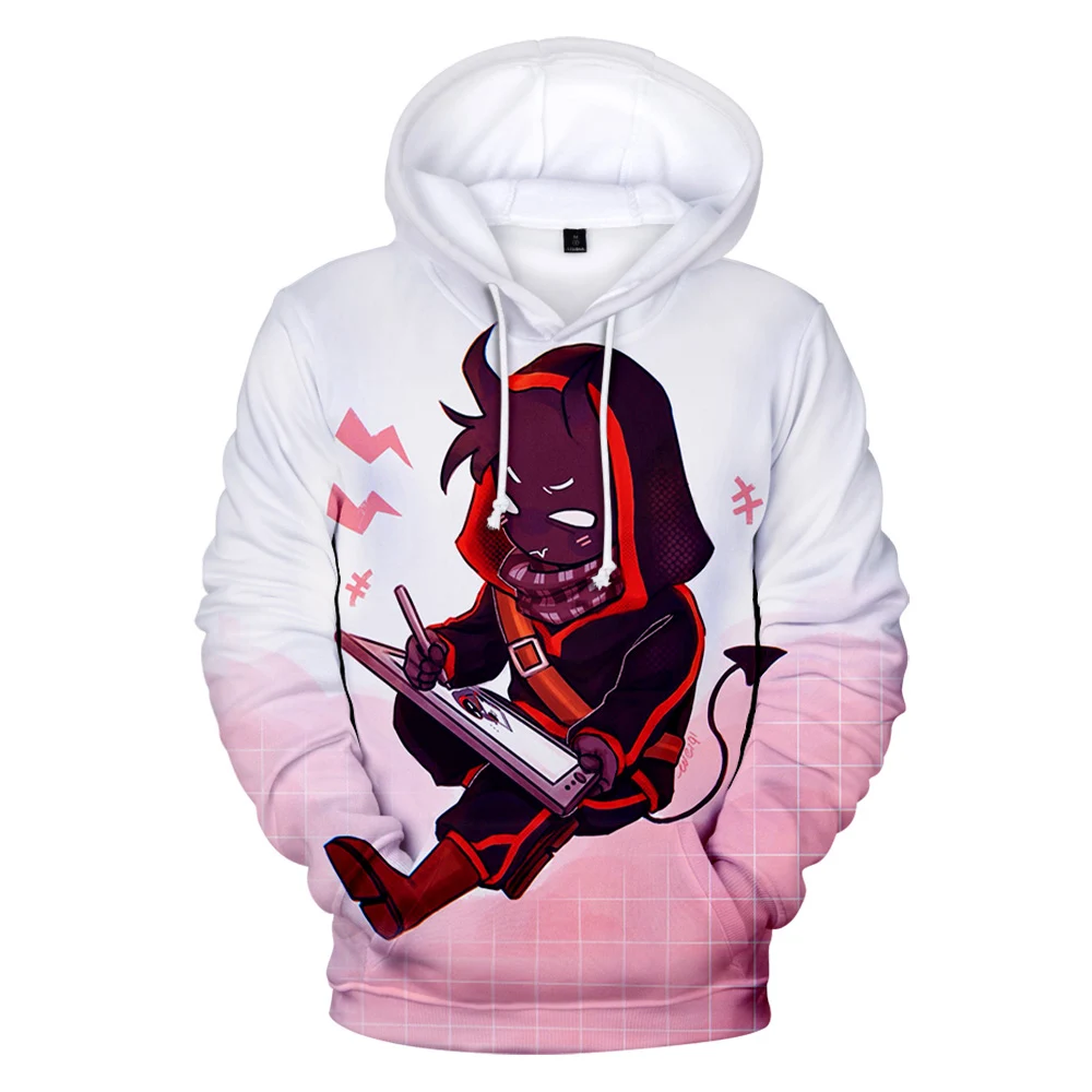 Толстовка с мультяшным рисунком badboyhalo аниме одежда для мальчиков и девочек