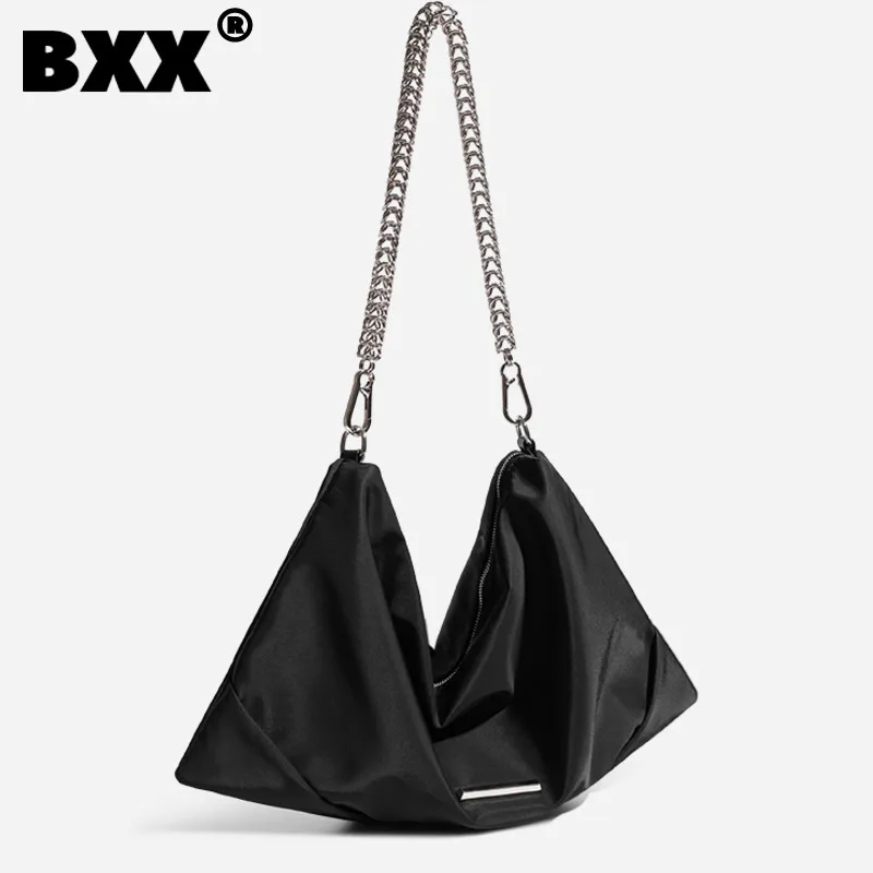 

[BXX] PU Leather Bags For Women 2021 Fashion Branded Chain Crossbody Shoulder Hand Bag Lady Trend Handbags and Purses HU308