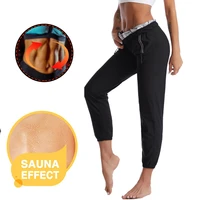 womens new style sweat shapewear thermo high waist pants sauna suits body shaper waist trainer slimming shorts fitness leggings