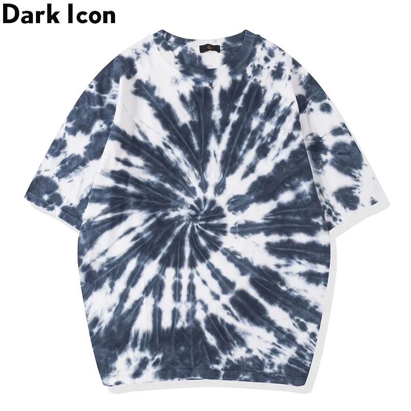Футболка оверсайз Dark Icon Мужская футболка в стиле хип-хоп с принтом пейсли летняя