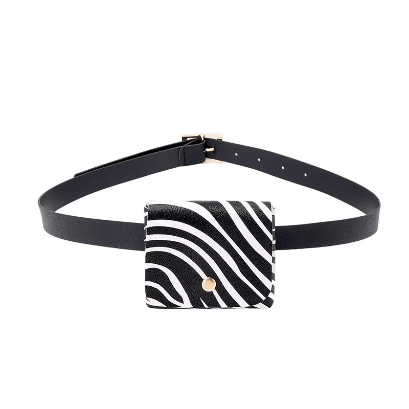 

New Women's Belt Waist Bag Fashion Mini Coin Purse Fashion Dress Trendy Belt Decoration Small Waist Bag