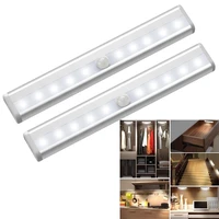 usbbattery led night light rechargeable motion sensor light for kitchen cabinet wardrobe home wall decor closet lamp nightlight