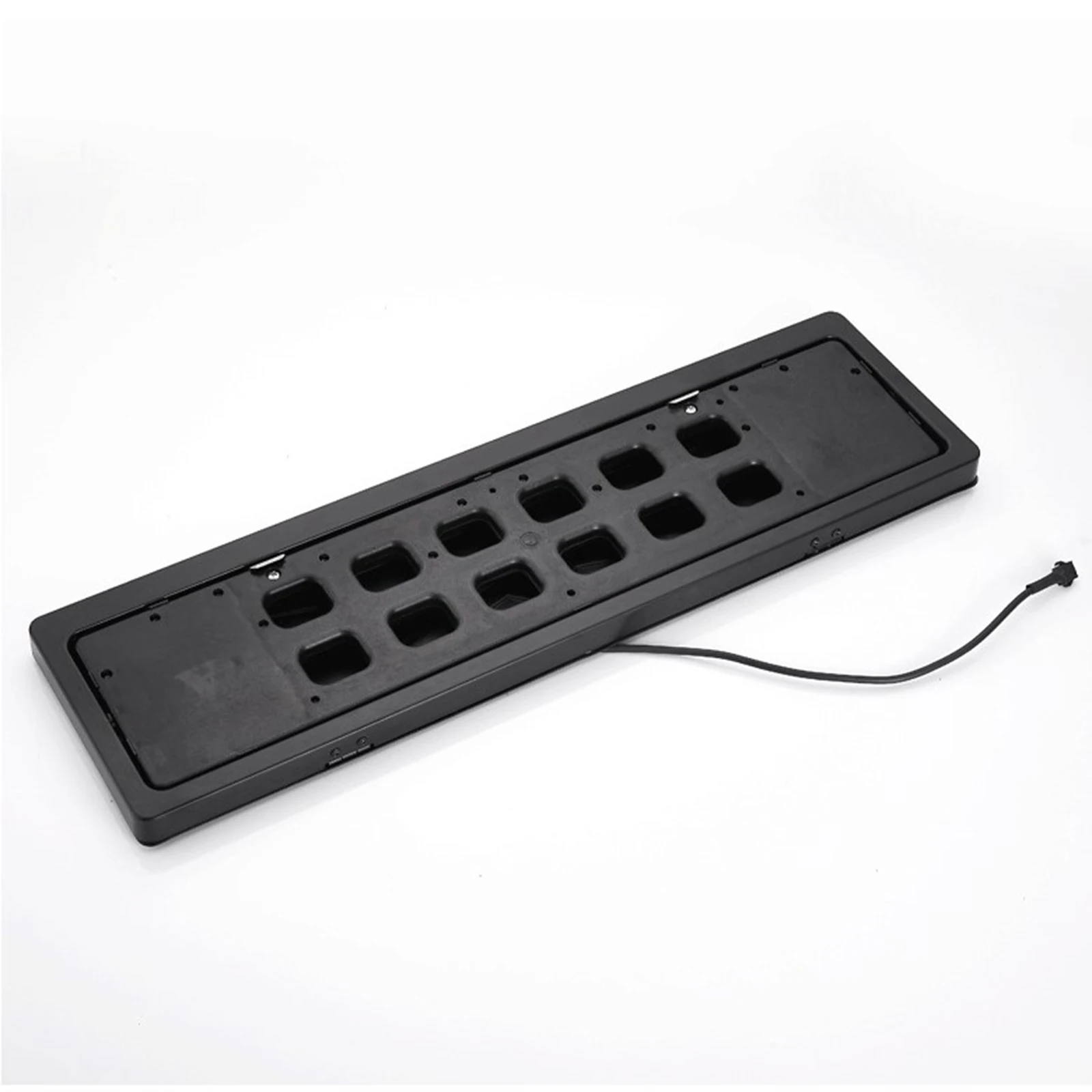 

2pcs Car Number Plate Holder Turn Blinds Remote Control Flip License Plate Frame Easy to Install Rust Proof