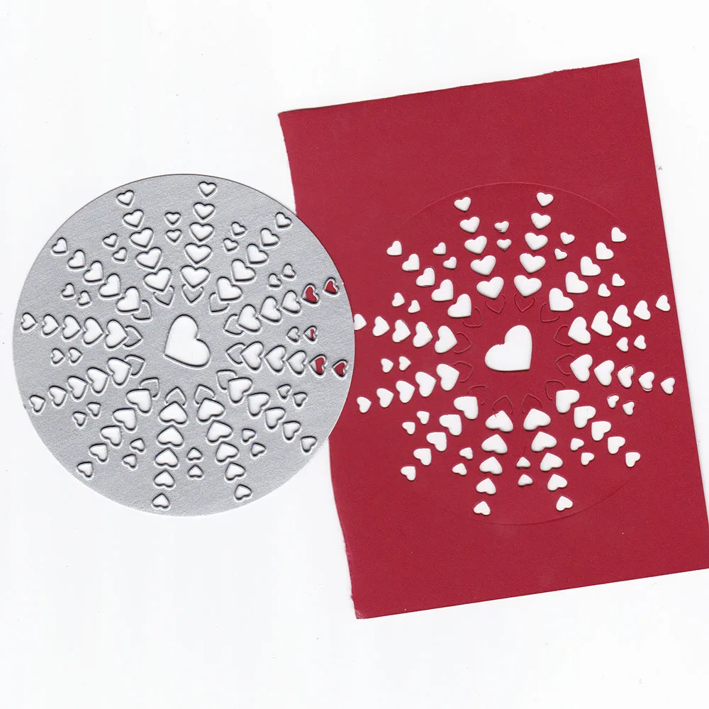 Heart Flower Doily Die Cuts New 2019 Metal Cutting Dies for DIY Scrapbooking Card Decor Embossing Stencils Troqueles Craft dies | Дом и сад