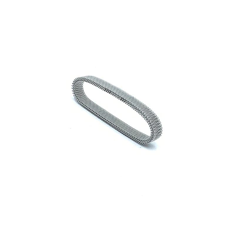 Эластичный браслет из нержавеющей стали для мужчин и женщин регулируемые