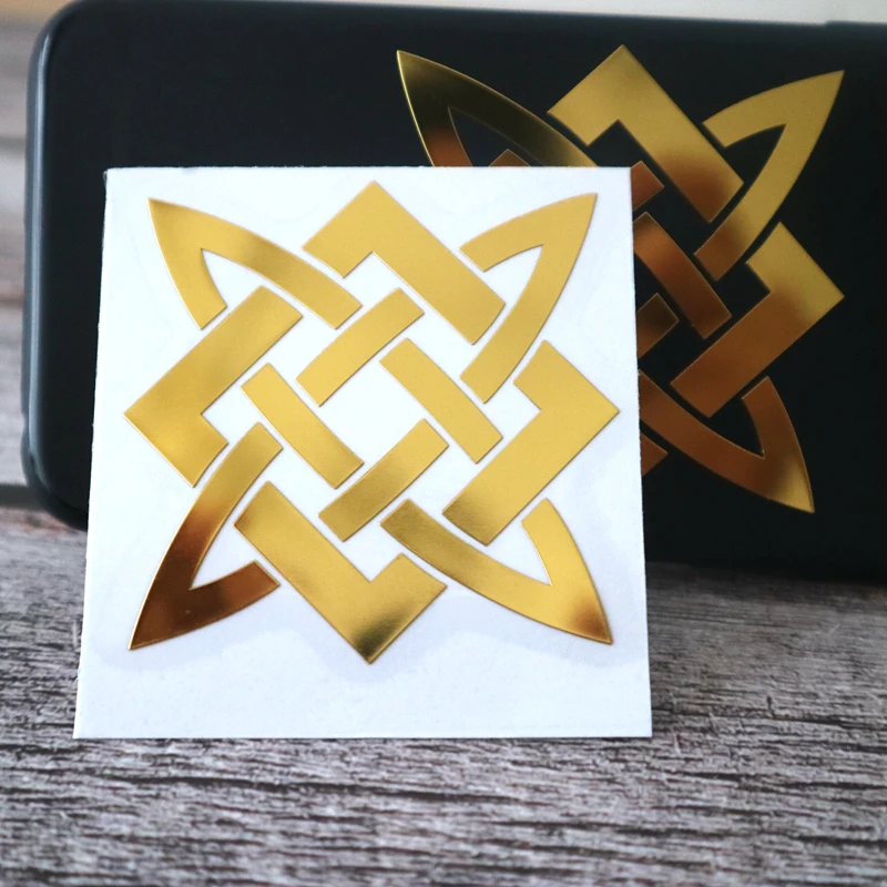 

31611# Славянский узор 3D Крутые никель металлические наклейки на авто телефон стикеры наклейки на автомобиль ноутбук телефон самое