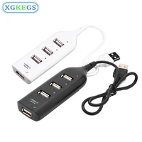 high speed usb hub adapter usb 2 0 4 port splitter mini socket for pc laptop notebook receiver computer peripheral accessories