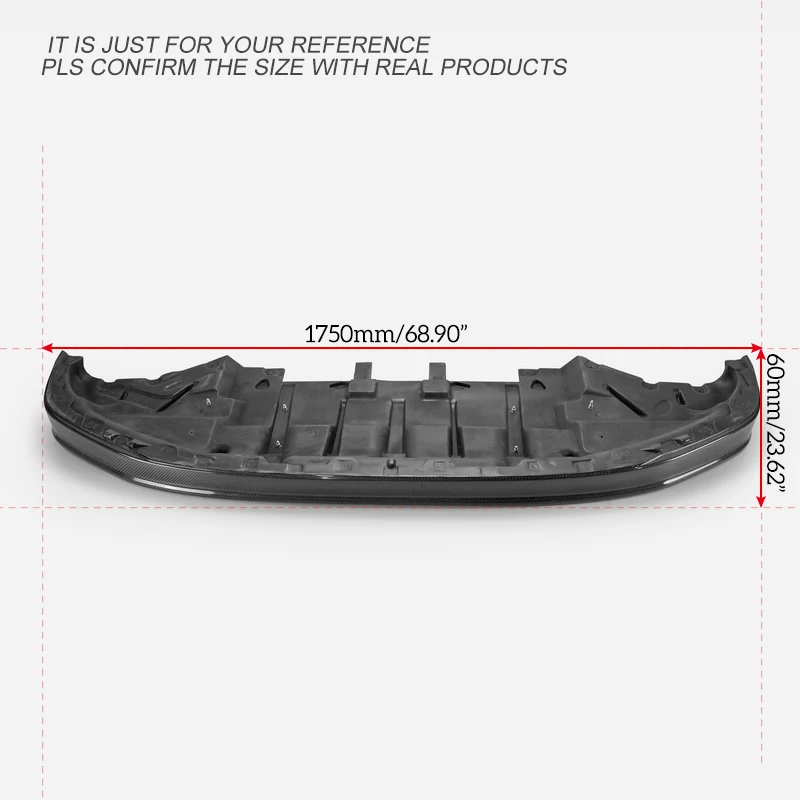 Для Nissan R35 GTR 2012 на OEM Стиль углеродного волокна передняя губа с поддоном глянцевая