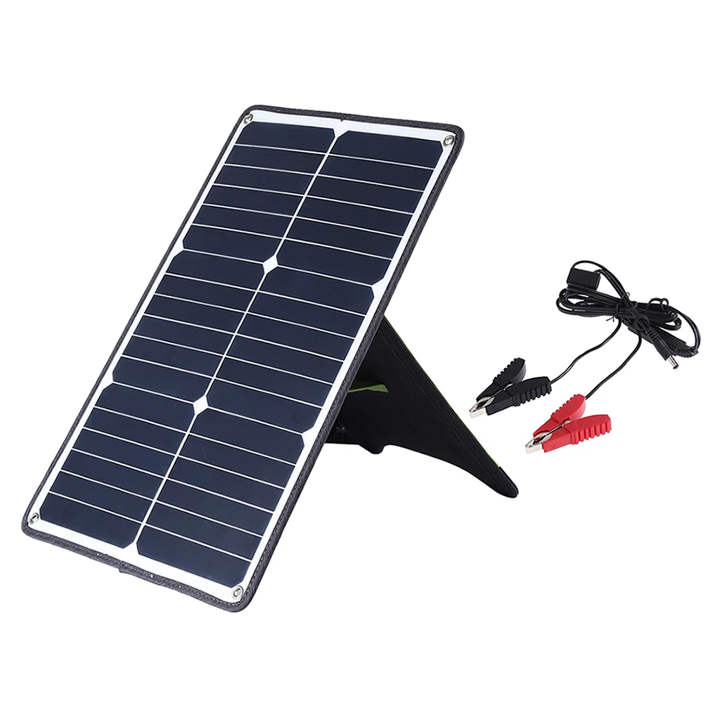 

20 Watts Solar Trickle Charger Portable Power Generator Solar Panel Battery Backup Charger for Laptop Phone Car Boat Marine