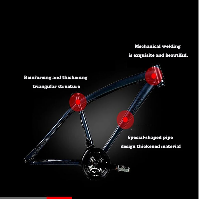 Verkauf Mountainbike Fahrrad 21/24/27 Gang-doppelscheibenbremse 26 Zoll Männliche Und Weibliche Studenten One-Rad Variabler Geschwindigkeit Fahrrad