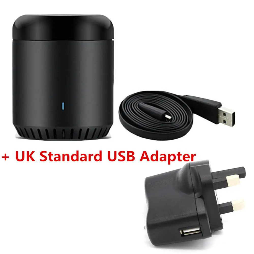 RM Mini 3 UK plug Умный дом Broadlink RMMini3 WiFi+ IR+ 4G пульт дистанционного управления работает для Alexa Google Home IFTTT с AU UK US EU Plug AC tv управление Лер - Комплект: RM Mini 3 UK plug