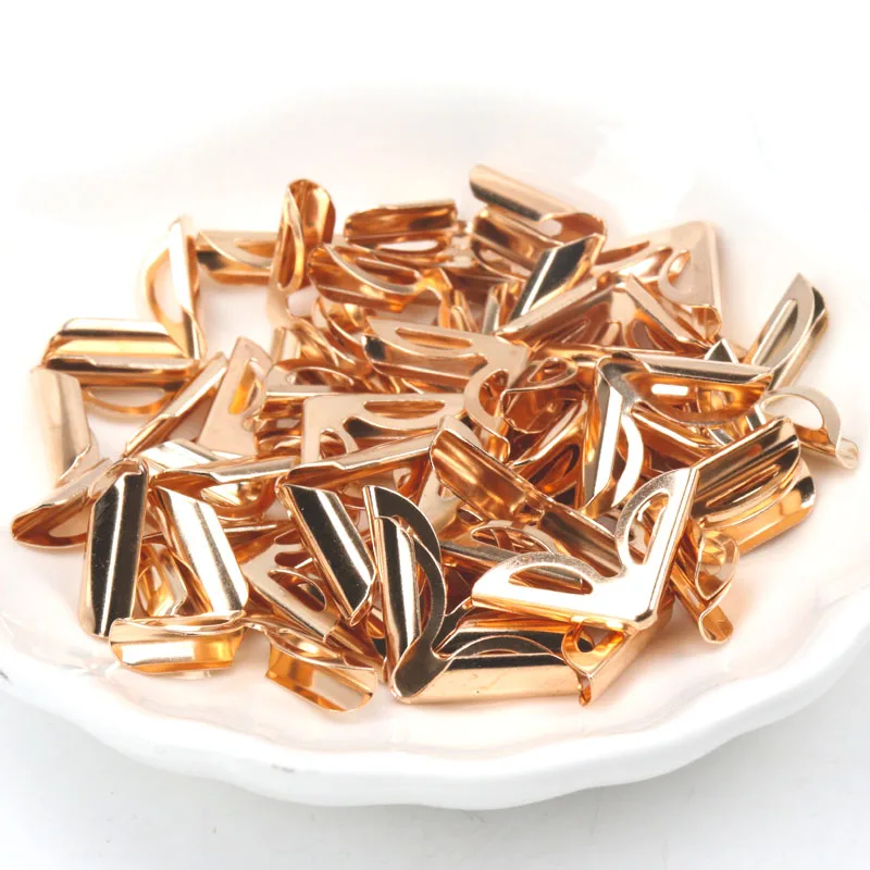 Розовое золото металлические уголки книги Скрапбукинг Фотоальбомы меню ремесла