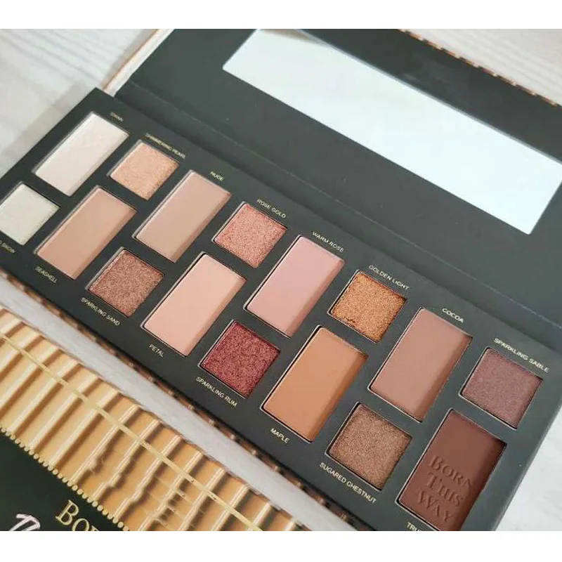 

High quality 16colors born this way eye shadow the natural nude Luminous eye shadow Shimmer Matte palette