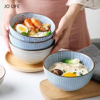jo life japanese style ceramic bowl 4 5inch6inch kitchen dinnerware simple noodles rice soup bowl
