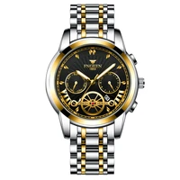 fashion hot style trend mens stainless steel luxury watch calendar quartz watch professional waterproof casual watch men