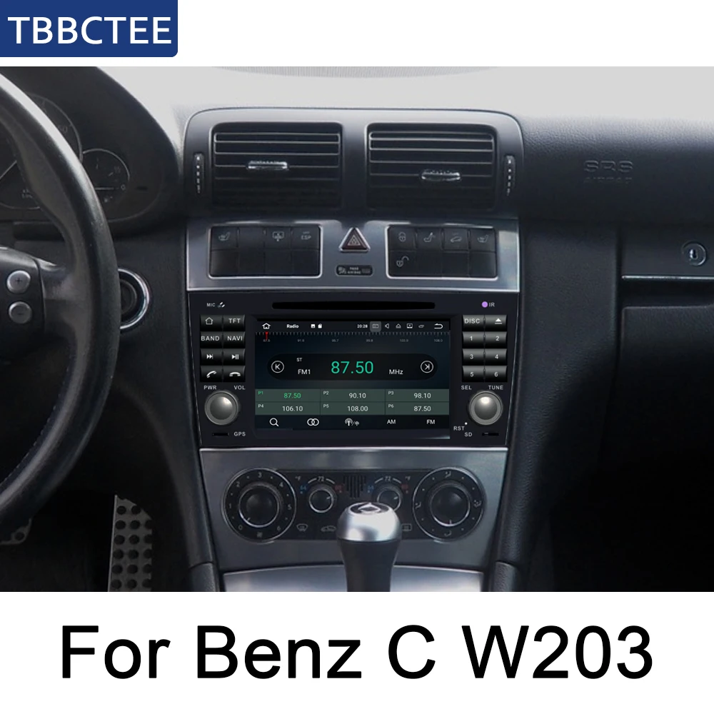 Для Mercedes Benz C Class W203 2004 ~ 2007 NTG мультимедийный плеер GPS Android автомагнитола DVD