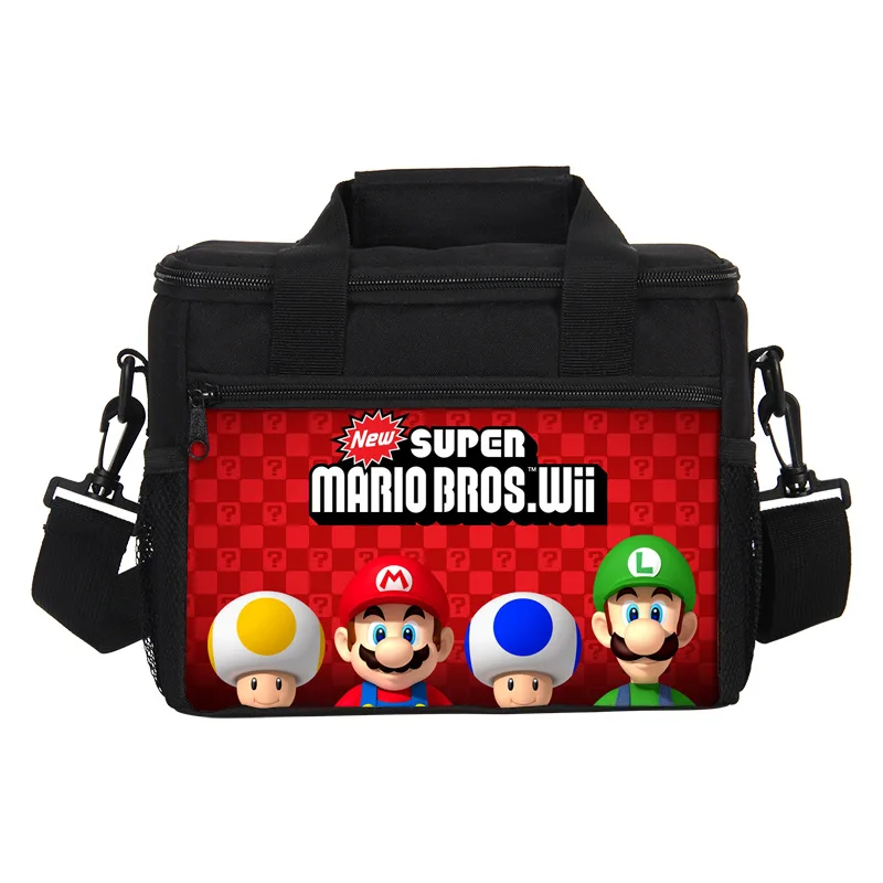 Термосумка для обеда Super Mario с рисунком детский школьный Ланч бокс Изолированные