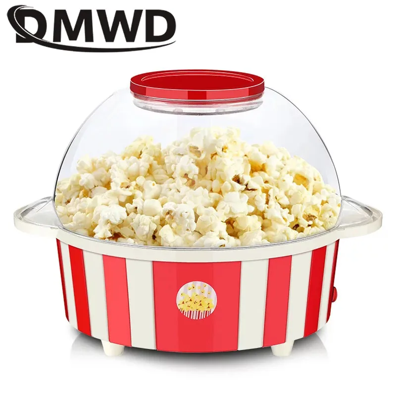 DMWD Бытовая мини-электрическая машина для изготовления попкорна с горячим воздухом, машина для изготовления попкорна, сделай сам, кукурузный Поппер, детский подарок, ЕС, США, вилка