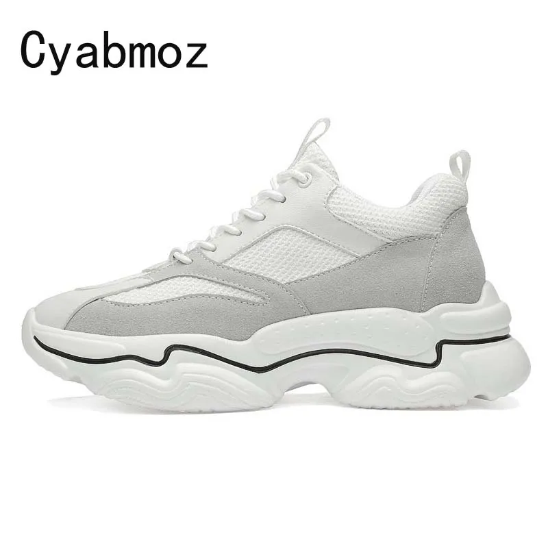 Men Elevator Casual Shoes 8 CM Height Increasing Shoes Man Chaussure Homme Thick Sole Fashion Shoes Leisure Sneakers Shoes