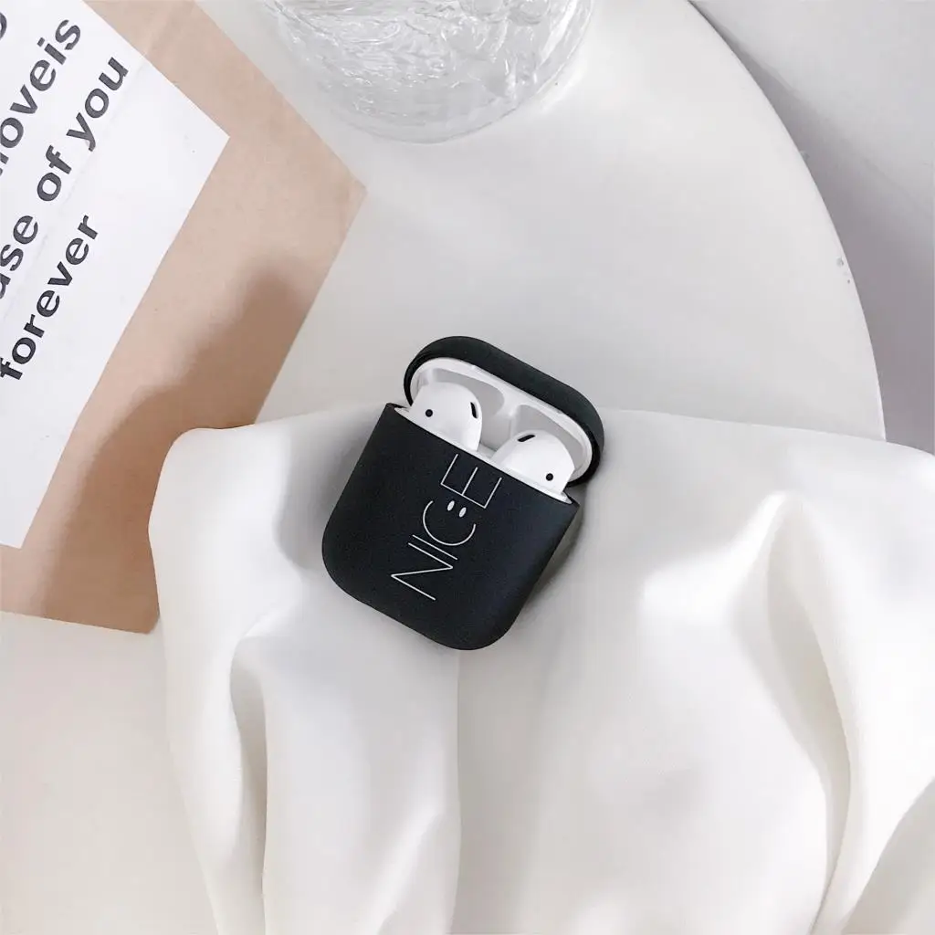 04 Чехол для наушников с милыми мультяшками чехол для Apple AirPods 1 2 чехла Air Pods матовая кожа матовый Жесткий ПК аниме пикачуэ протектор Аксессуары - Цвет: 04