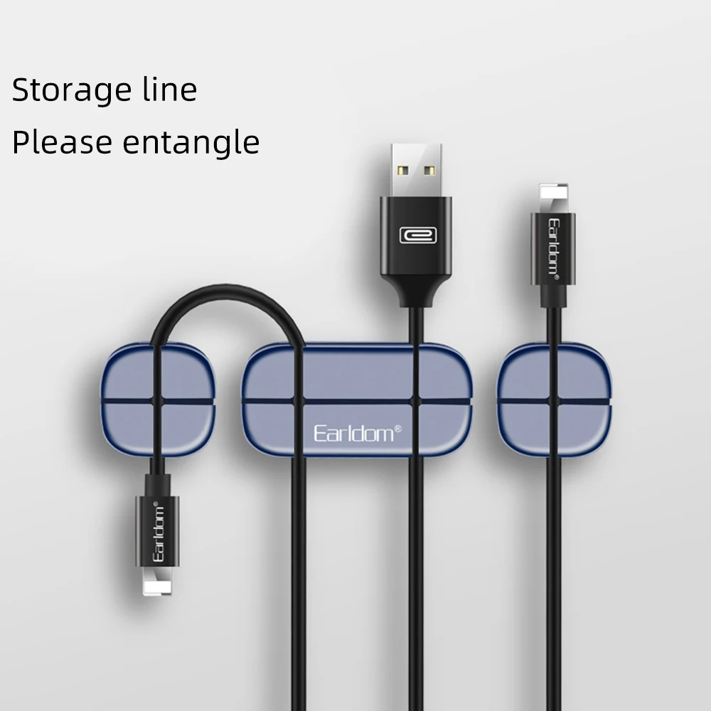 FDBRO линии передачи данных силиконовый зажим для анти-обмотка кабеля протектор