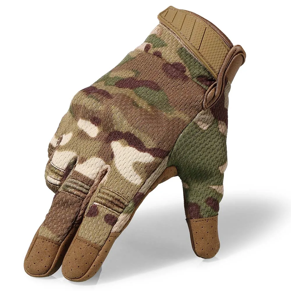 CP Multicam Camo тактические перчатки армейские военные Airsoft велосипедная Спортивная одежда для отдыха на открытом воздухе Велоспорт съемки Пейнтбол Охотничьи полный палец перчатки - Цвет: CP