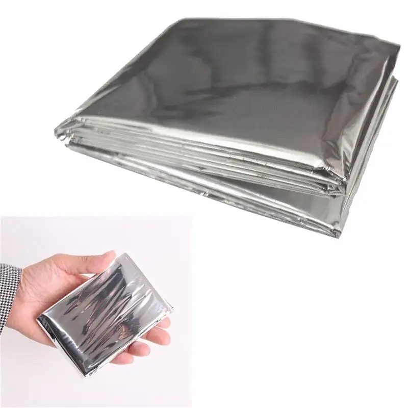 Аварийное одеяло Термостойкое с водонепроницаемым серебряным майларом для
