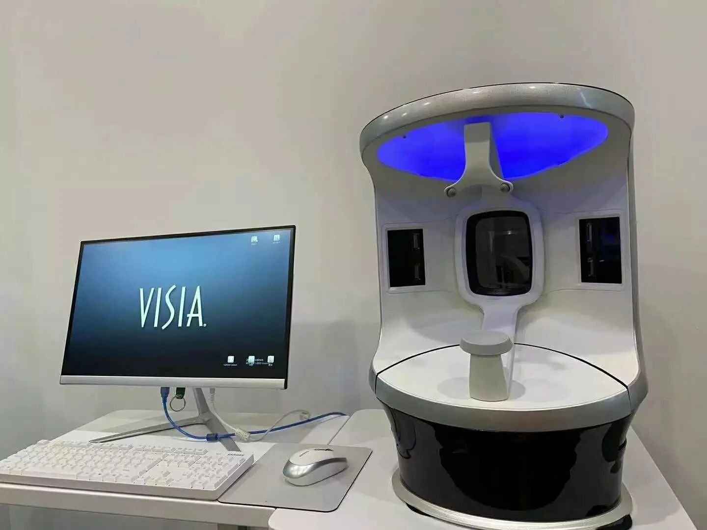 

2021 расширенный волшебный зеркальный анализатор кожи, сканер кожи, УФ RGB PL анализатор, машина VISA 7