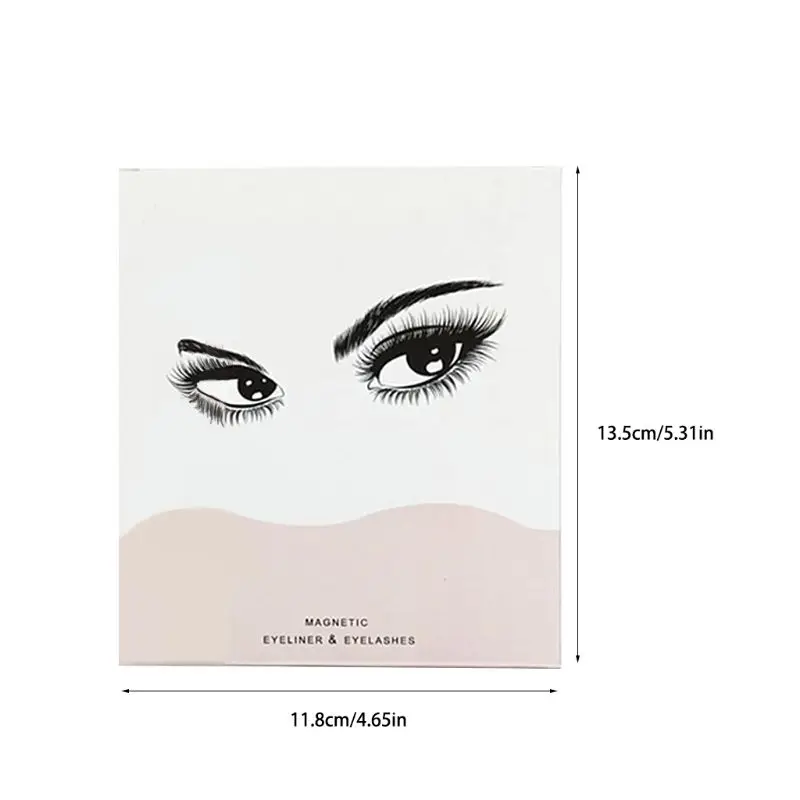 

1 Pair Magnetic Eyelashes with Magnetic Eyeliner and Tweezer Set Makeup Tool