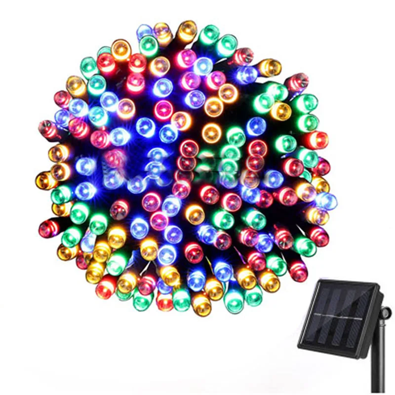Светодиодная гирсветильник на солнечной батарее 50/100/200 светодиодов | Лампы и