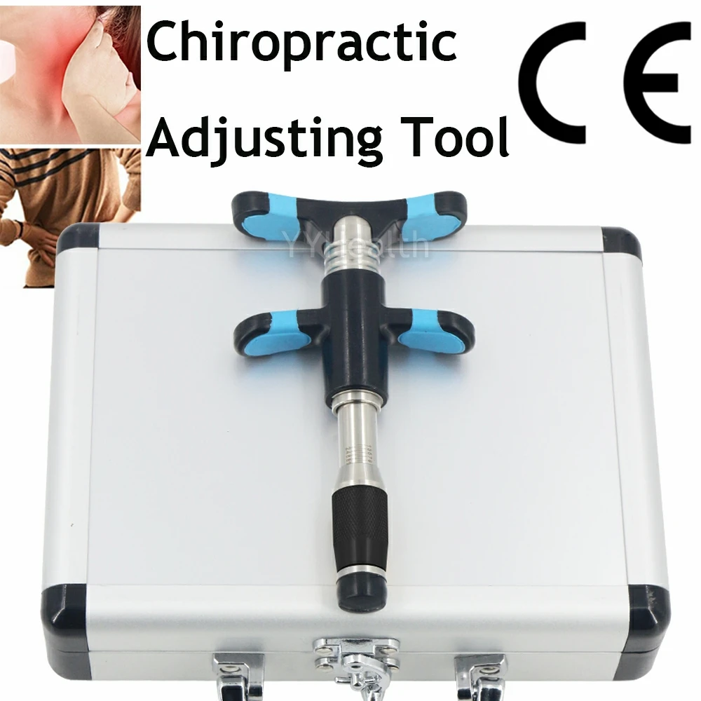 

Новый ручной пистолет, хиропрактика, инструмент для регулировки, лечение боли в суставах, портативный одноголовый массаж позвоночника, правильный массажер