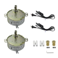 turntable incubator motor 110v220v 2 5 3rpm synchronous motor with 7mm flexible connector and power cord 1 8m%c2%a0us%c2%a0plug 2pcs