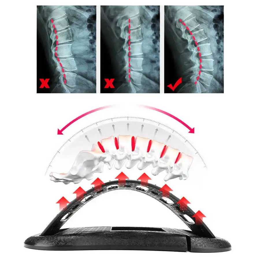 1 шт. массажер для спины Растяжитель Для магнитной терапии шеи растягивающиеся