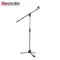 gaz 206 professional mic stand all metal mobile microphone stand with button adjustable microphone stand