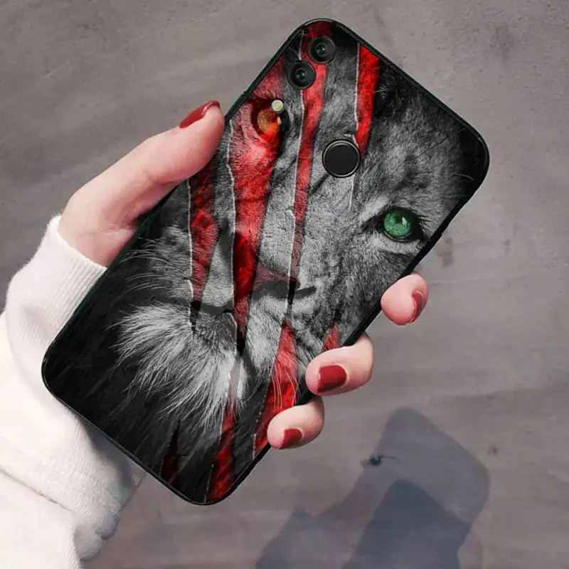 

Tiger Leopard Lion Phone Case For Huawei Honor 7C 7A 8X 8A 9 10 10i Lite 20 NOVA 3i 3e
