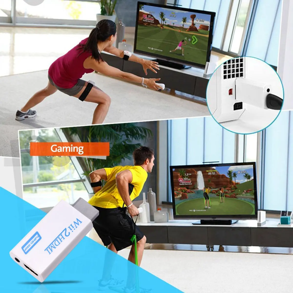 Преобразователь Wii в HDMI по заводской цене поддержка Full HD720P 1080P 2 адаптер всех