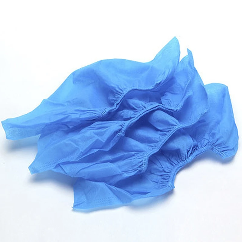 100 шт./упак. одноразовые бахилы Пластик утепленная Уличная обувь Удобная Обувь На