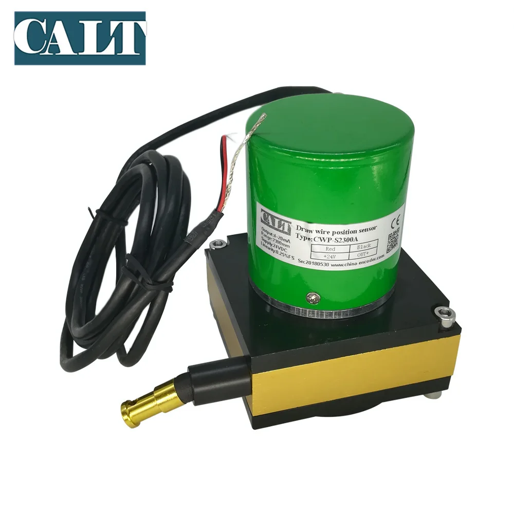 

CALT 4-20mA Analog Potentiometer Sensor Cylinder Displacement Position Sensor